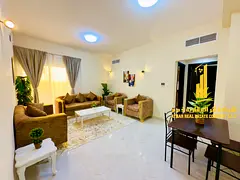 Luxury one-bedroom apartment, fully furnished with brand new, high-end furniture in a prime location