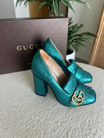 Blue Gucci Marmont size 34