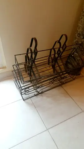 Plants pot with iron stands
