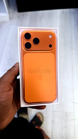Apple iPhone 17 pro max (Orange) — Unboxed, Excellent Condition