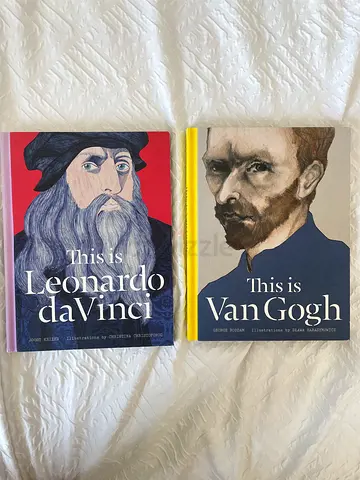 This is Van Gogh  This is Leonardo da Vinci — Two Art Books (new)