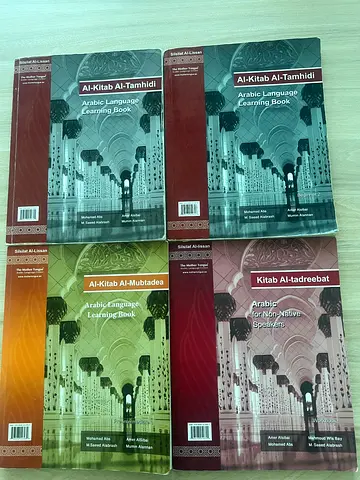 4 Arabic Study Language Learning Books Beginner Pre Intermediate Al Kitab