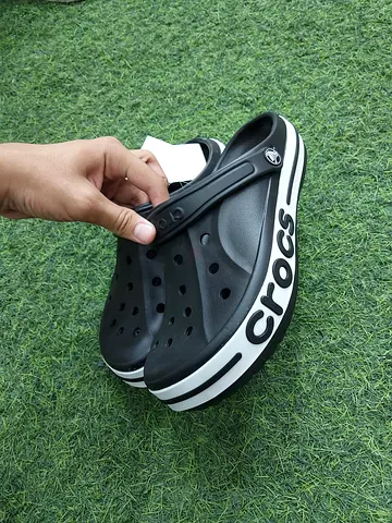 Black Crocs-style Clogs - New Condition