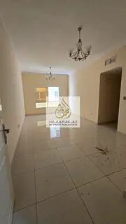 Annual rent in Ajman, Al Nuaimiya 1, near Al Hikma School. Family building. Two-bedroom apartment wi