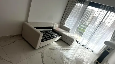 Ikea vimle L shape sofa bed Beige Excellent Condition
