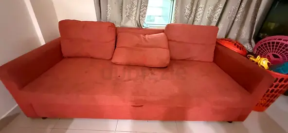 Sofa bed- Slightly damaged but usable condition