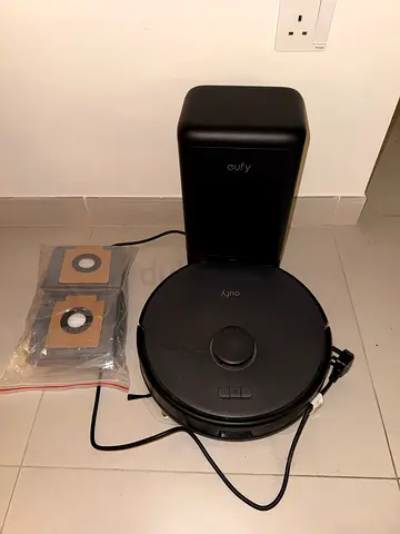 Eufy X8 Pro Robot Vacuum with Charging Dock and Spare Bags - Good Condition