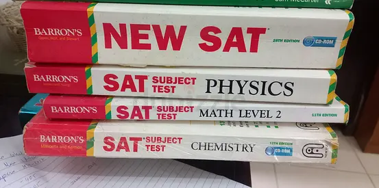 SAT BARRONs Physics/chemistry/Maths /New SAT