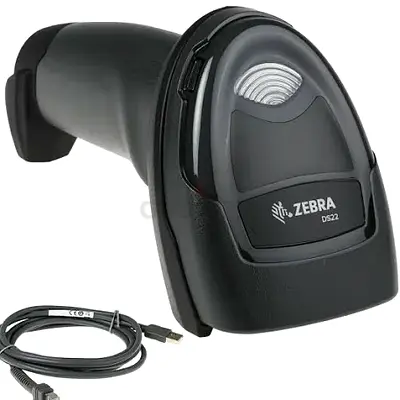 2D imager Zebra DS2278/DS2200 Series USB Barcode Scanner - Handheld with cable and stand