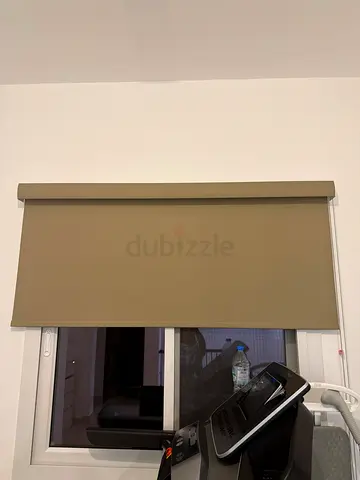 Beige Roller Blind - Good Condition, Ready to Install