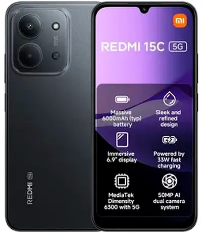 Xiaomi Redmi 15C 5G - 6.9, 6000mAh, Dual Camera (Good Condition)