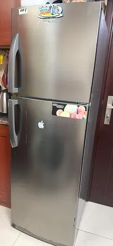 Silver Top-Freezer Refrigerator - Good Working Condition