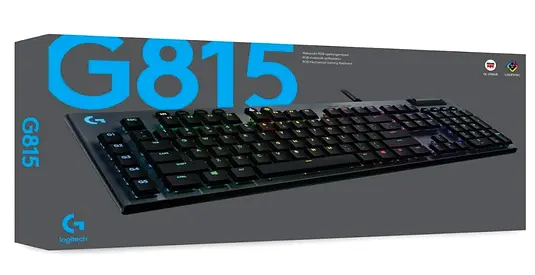 Logitech G815 Lightsync RGB Low-Profile GL Tactile Mechanical Gaming Keyboard
