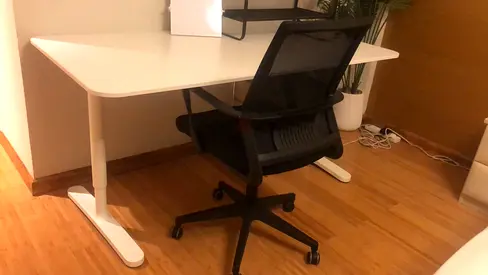 Office desk and chair