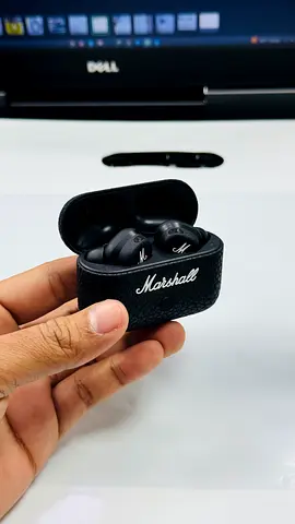 Marshall motif II active noise cancellationTrue Wireless Earbuds with Charging Case - Good Condition