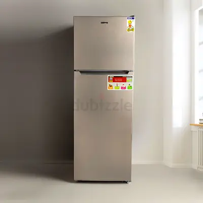 Geepas Top-freezer Double Door Refrigerator - Clean Interior, Good Condition