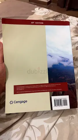 Cengage AP Edition College Textbook (back cover shown) - Good used condition