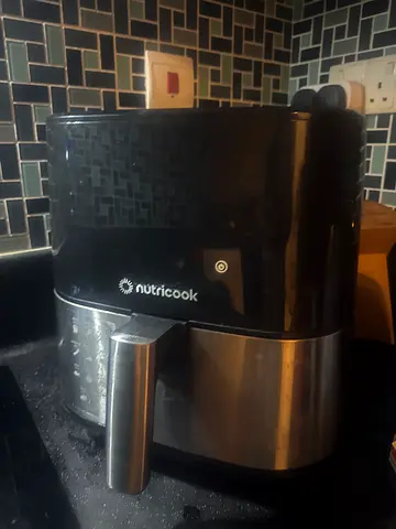Nutricook Air Fryer - Compact Stainless Steel, Excellent Condition