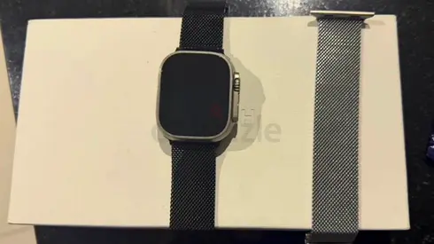 Apple Watch Ultra 2 with Milanese Loop Straps with the box and charger price negotiable