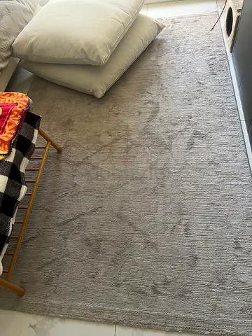 Modern Gray low pile Area Rug 160x230