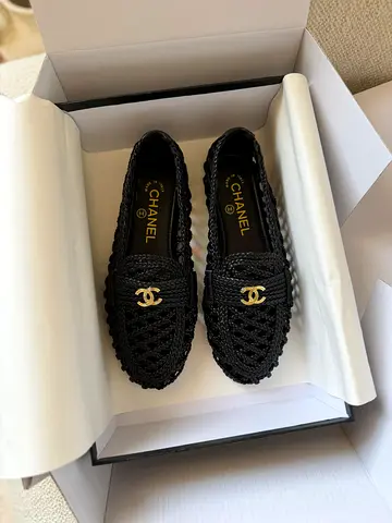 Chanel espadrille lambskin design