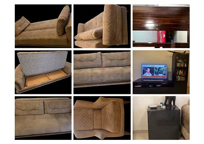 1 BHK Furnitures and Kitchen Appliances (All inclusive except TV speakers)