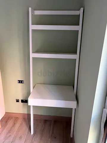 Crate  Barrel Sawyer leaning desk