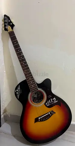 Sunburst Acoustic Guitar - Excellent Working Condition
