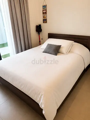 Double Bed with Mattress - excellent condition