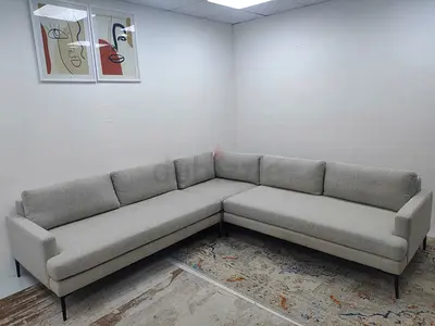 Very comfortable west elm corner sofa
