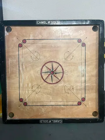 Used Camel Gold Carrom Board - Good Condition