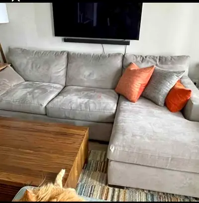 CrateBarrel Lounge Deep L shape sofa Excellent Condition