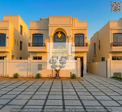 فيلا فخمة للبيع في منطقة الزاهية بعجمان بجوار مول القبائل وقريب المسجد بسعر شامل رسوم التسجيل والتمليك