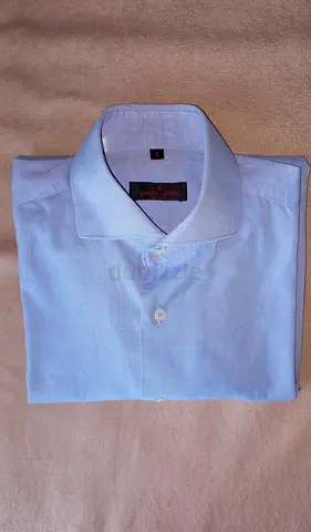 Pierre Cardin Mens Powder Blue Shirt Size S