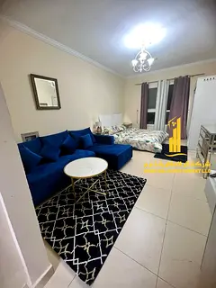 A golden opportunity! Luxurious, fully furnished studio apartment for monthly rent in Al Yasmin Towe