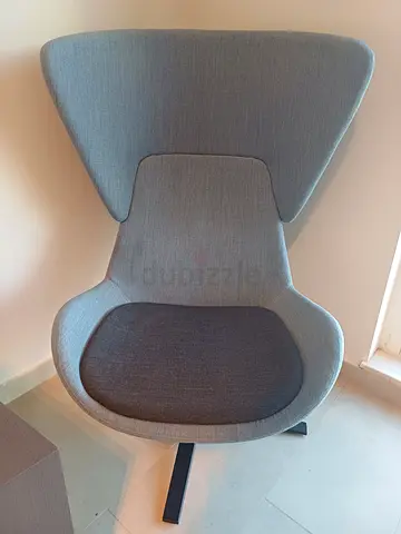 Modern high end upholstered accent chair - great condition