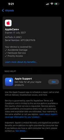 Apple AirPods (4th gen) with Charging Case - new  with 1 year warranty