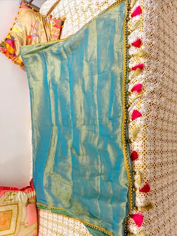 SUTA brand saree with designer blouse