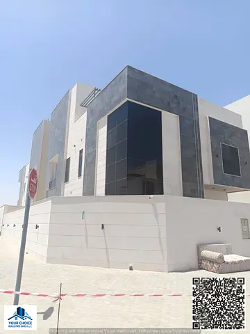 فيلا فاخرة زاوية على شارعين في الحليو 2 بعجمان – موقع استراتيجي قريب من شارع الشيخ محمد بن زايد وتشطيبات راقية وسعر شامل رسوم التملك