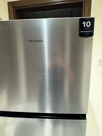 Hisense stainless steel refrigerator - great working condition