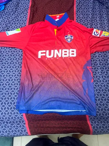 Dubai capitals captain M.Nabi(Afghanistan cricketer ) match worn jersey