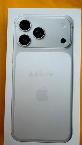 iPhone 17promax 512gb silver volor
