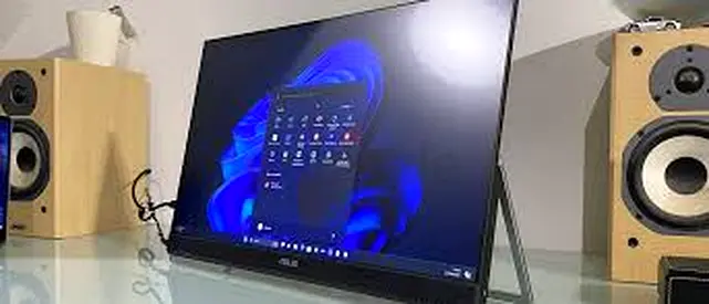 Asus ZenScreen 24 Inch USB-C Portable Monitor IPS Full HD Builtin Speakers Bezel Less