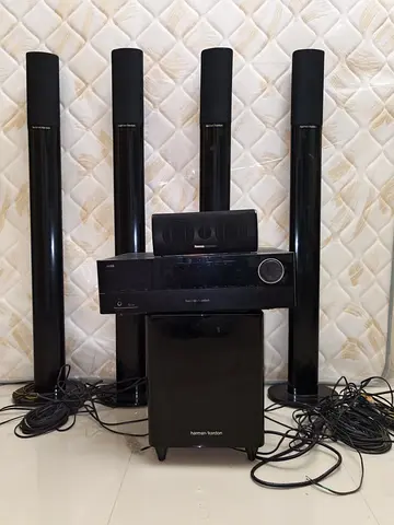 🎯 Harman Kardon 5.1 Home Theater Bargain – Premium Speakers + Repairable AVR Receiver! 🔥🔊💰