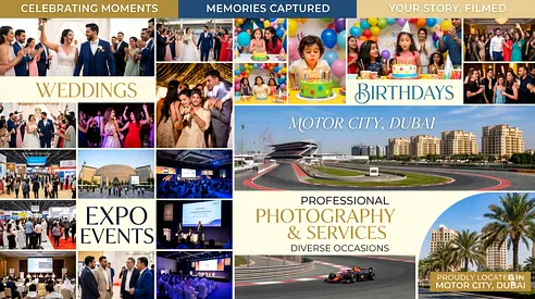 🏁 Professional Photography  Videography Services in Motor City, Dubai | Creative Content