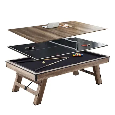 8FT SCOREX 3 in 1 Games- billiard table  tennis table  dinning