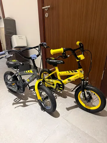Bike kid new use 1 time 200dirham 1 each