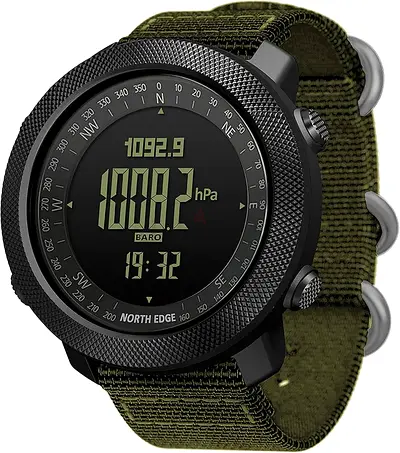 North Edge Apache Tactical Sports Watches for Men Digital Outdoor Survival Military