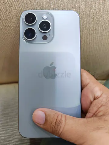 Apple iPhone 15 pro max (Silver) - Good Condition, 3 Rear Cameras