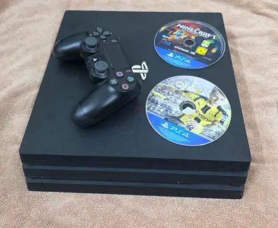 PS4 PRO 1TB ONE CONTROLLER +2 GAMES 11.50 VERSION